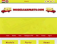 Tablet Screenshot of modelcarparts.com